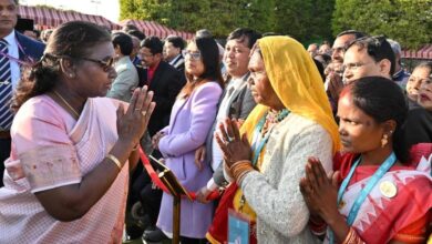 For the first time since independence, the President met the Baiga families who are beneficiaries of CREDA schemes