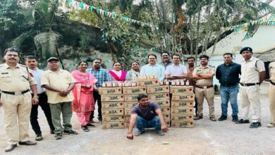 शराब पर बड़ी छापेमारी, 2.23 करोड़ रुपये की अवैध शराब बरामद